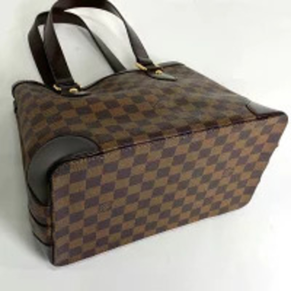 Louis Vuitton Damier Hampstead Bag Shoulder Brown Tote Brown